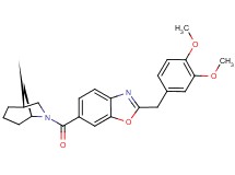 6-[(1R*,5S*)-6-azabicyclo[3.2.1]oct-6-ylcarbonyl]-2-(3,4-dimethoxybenzyl)-1,3-benzoxazole