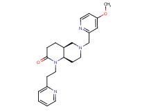 (4aS*,8aR*)-6-[(4-methoxypyridin-2-yl)methyl]-1-(2-pyridin-2-ylethyl)octahydro-1,6-naphthyridin-2(1H)-one