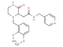2-[1-(2,3-dimethoxybenzyl)-3-oxo-2-piperazinyl]-N-(4-pyridinylmethyl)acetamide