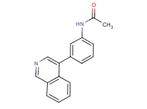 N-[3-(4-isoquinolinyl)phenyl]acetamide