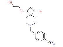 4-{[(1R*,3S*)-1-hydroxy-3-(2-hydroxyethoxy)-7-azaspiro[3.5]non-7-yl]methyl}benzonitrile