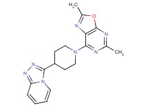 2,5-dimethyl-7-(4-[1,2,4]triazolo[4,3-a]pyridin-3-ylpiperidin-1-yl)[1,3]oxazolo[5,4-d]pyrimidine