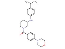 N-(4-isopropylphenyl)-1-[4-(4-morpholinyl)benzoyl]-3-piperidinamine