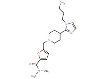 5-{[4-(1-butyl-1H-imidazol-2-yl)-1-piperidinyl]methyl}-N,N-dimethyl-2-furamide