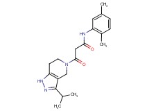 N-(2,5-dimethylphenyl)-3-(3-isopropyl-1,4,6,7-tetrahydro-5H-pyrazolo[4,3-c]pyridin-5-yl)-3-oxopropanamide