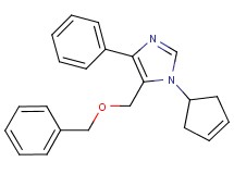 5-[(benzyloxy)methyl]-1-cyclopent-3-en-1-yl-4-phenyl-1H-imidazole