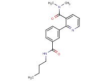 2-{3-[(butylamino)carbonyl]phenyl}-N,N-dimethylnicotinamide