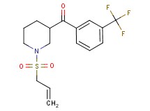 [1-(allylsulfonyl)-3-piperidinyl][3-(trifluoromethyl)phenyl]methanone