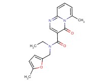 N-ethyl-6-methyl-N-[(5-methyl-2-furyl)methyl]-4-oxo-4H-pyrido[1,2-a]pyrimidine-3-carboxamide