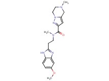 N-[2-(5-methoxy-1H-benzimidazol-2-yl)ethyl]-N,5-dimethyl-4,5,6,7-tetrahydropyrazolo[1,5-a]pyrazine-2-carboxamide