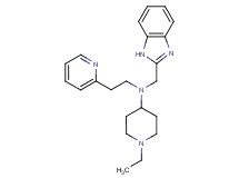 N-(1H-benzimidazol-2-ylmethyl)-1-ethyl-N-(2-pyridin-2-ylethyl)piperidin-4-amine