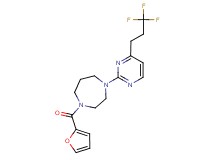 1-(2-furoyl)-4-[4-(3,3,3-trifluoropropyl)pyrimidin-2-yl]-1,4-diazepane