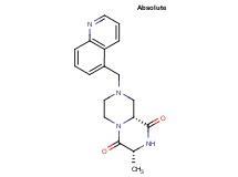 (3R,9aR)-3-methyl-8-(5-quinolinylmethyl)tetrahydro-2H-pyrazino[1,2-a]pyrazine-1,4(3H,6H)-dione