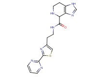 N-{2-[2-(2-pyrimidinyl)-1,3-thiazol-4-yl]ethyl}-4,5,6,7-tetrahydro-1H-imidazo[4,5-c]pyridine-4-carboxamide dihydrochloride
