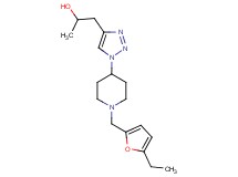1-(1-{1-[(5-ethyl-2-furyl)methyl]-4-piperidinyl}-1H-1,2,3-triazol-4-yl)-2-propanol trifluoroacetate (salt)