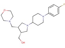 [(3R*,4R*)-1-[1-(4-fluorophenyl)piperidin-4-yl]-4-(morpholin-4-ylmethyl)pyrrolidin-3-yl]methanol