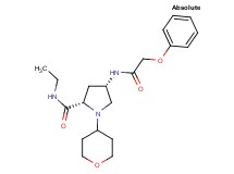 (4S)-N-ethyl-4-[(phenoxyacetyl)amino]-1-(tetrahydro-2H-pyran-4-yl)-L-prolinamide