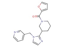 3-({2-[1-(2-furoyl)piperidin-3-yl]-1H-imidazol-1-yl}methyl)pyridine