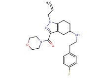 1-allyl-N-[2-(4-fluorophenyl)ethyl]-3-(4-morpholinylcarbonyl)-4,5,6,7-tetrahydro-1H-indazol-5-amine
