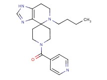 5-butyl-1'-isonicotinoyl-1,5,6,7-tetrahydrospiro[imidazo[4,5-c]pyridine-4,4'-piperidine]