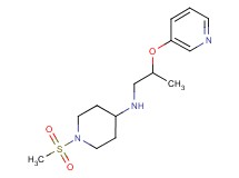 1-(methylsulfonyl)-N-[2-(pyridin-3-yloxy)propyl]piperidin-4-amine