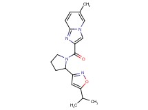 2-{[2-(5-isopropyl-3-isoxazolyl)-1-pyrrolidinyl]carbonyl}-6-methylimidazo[1,2-a]pyridine