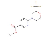 methyl 6-[2-(trifluoromethyl)morpholin-4-yl]nicotinate