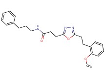 3-{5-[2-(2-methoxyphenyl)ethyl]-1,3,4-oxadiazol-2-yl}-N-(3-phenylpropyl)propanamide