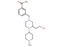 1-(3-{[3-(2-hydroxyethyl)-4-(1-methyl-4-piperidinyl)-1-piperazinyl]methyl}phenyl)ethanone