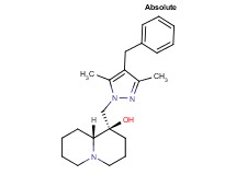(1R,9aR)-1-[(4-benzyl-3,5-dimethyl-1H-pyrazol-1-yl)methyl]octahydro-2H-quinolizin-1-ol