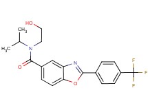 N-(2-hydroxyethyl)-N-isopropyl-2-[4-(trifluoromethyl)phenyl]-1,3-benzoxazole-5-carboxamide