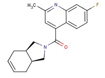 7-fluoro-4-[(3aR*,7aS*)-1,3,3a,4,7,7a-hexahydro-2H-isoindol-2-ylcarbonyl]-2-methylquinoline