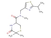 N-[(2-isopropyl-1,3-thiazol-4-yl)methyl]-N,6,6-trimethyl-5-oxo-3-thiomorpholinecarboxamide
