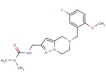 N'-{[5-(5-fluoro-2-methoxybenzyl)-4,5,6,7-tetrahydropyrazolo[1,5-a]pyrazin-2-yl]methyl}-N,N-dimethylurea