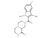 8-[(5-fluoro-1,3-dimethyl-1H-indol-2-yl)carbonyl]hexahydro-2H-pyrazino[1,2-a]pyrazin-1(6H)-one