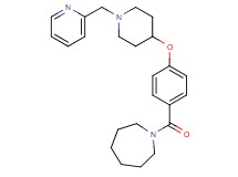 1-(4-{[1-(2-pyridinylmethyl)-4-piperidinyl]oxy}benzoyl)azepane