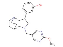 3-{(3R*,3aR*,7aR*)-1-[(2-methoxypyrimidin-5-yl)methyl]octahydro-4,7-ethanopyrrolo[3,2-b]pyridin-3-yl}phenol