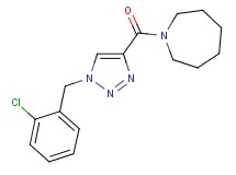 1-{[1-(2-chlorobenzyl)-1H-1,2,3-triazol-4-yl]carbonyl}azepane