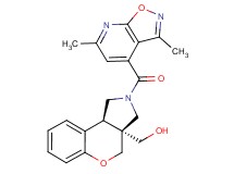 [(3aS*,9bS*)-2-[(3,6-dimethylisoxazolo[5,4-b]pyridin-4-yl)carbonyl]-1,2,3,9b-tetrahydrochromeno[3,4-c]pyrrol-3a(4H)-yl]methanol