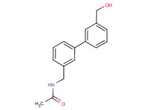 N-{[3'-(hydroxymethyl)biphenyl-3-yl]methyl}acetamide