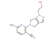 2-[1-(2-hydroxyethyl)-4,6-dihydropyrrolo[3,4-c]pyrazol-5(1H)-yl]-6-methylnicotinonitrile