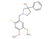 1-(2-fluoro-4,5-dimethoxybenzyl)-3-phenylpyrrolidin-3-ol