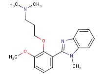 3-[2-methoxy-6-(1-methyl-1H-benzimidazol-2-yl)phenoxy]-N,N-dimethylpropan-1-amine
