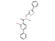 2-hydroxy-N-methyl-6-phenyl-N-[(3-phenyl-1,2,4-oxadiazol-5-yl)methyl]nicotinamide
