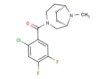 (1R*,6S*)-3-(2-chloro-4,5-difluorobenzoyl)-9-methyl-3,9-diazabicyclo[4.2.1]nonane