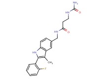 3-[(aminocarbonyl)amino]-N-{[2-(2-fluorophenyl)-3-methyl-1H-indol-5-yl]methyl}propanamide