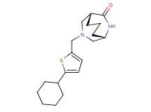 (1S*,5R*)-3-[(5-cyclohexyl-2-thienyl)methyl]-3,9-diazabicyclo[3.3.2]decan-10-one
