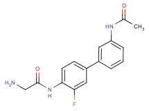 N-[3'-(acetylamino)-3-fluorobiphenyl-4-yl]-2-aminoacetamide