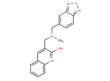 3-{[(2,1,3-benzothiadiazol-5-ylmethyl)(methyl)amino]methyl}-2-quinolinol