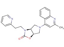 (3aS*,6aR*)-5-(2-methylquinolin-4-yl)-3-(2-pyridin-2-ylethyl)hexahydro-2H-pyrrolo[3,4-d][1,3]oxazol-2-one